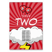 Kleurrijke Comic Book Pop Art Bruiloft Kaart (Achterkant)