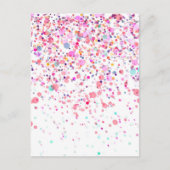 Kleurrijke Confetti Blank Custom elke gelegenheid Briefkaart (Voorkant)