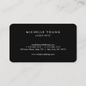 Kleurrijke Confetti Bokeh op White Modern II Visitekaartje (Achterkant)