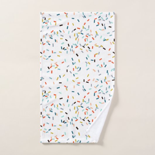 Kleurrijke Confetti Herfst Pattern Bad Handdoek (Handdoek)