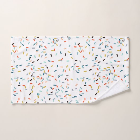 Kleurrijke Confetti Herfst Pattern Bad Handdoek (Handdoek)