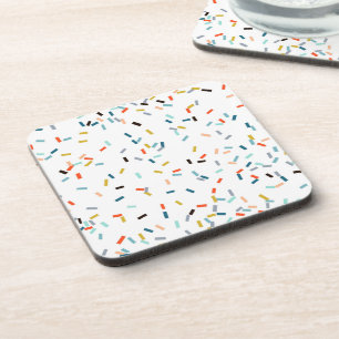 Kleurrijke Confetti Herfst Pattern Bier Onderzetter