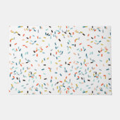 Kleurrijke Confetti Herfst Pattern Deurmat (Voorkant)