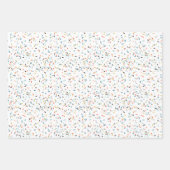 Kleurrijke Confetti Herfst Pattern Inpakpapier Vel (Voorkant)