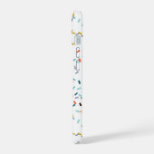 Kleurrijke Confetti Herfst Pattern iPhone 15 Hoesje (Linkerkant)