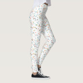 Kleurrijke Confetti Herfst Pattern Leggings (Rechts)