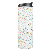 Kleurrijke Confetti Herfst Pattern Thermosbeker (Gedraaid links)