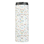 Kleurrijke Confetti Herfst Pattern Thermosbeker (Achterkant)