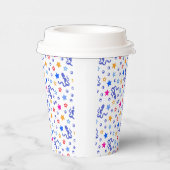 Kleurrijke Confetti Papieren Bekers (Rechts)