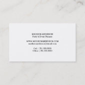 Kleurrijke Confetti | Visitekaartjes (Achterkant)