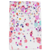 Kleurrijke Confetti Waterverf Medium Cadeauzakje (Voorkant)