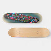 "Kleurrijke Confluence" Skateboard (Horizontaal)