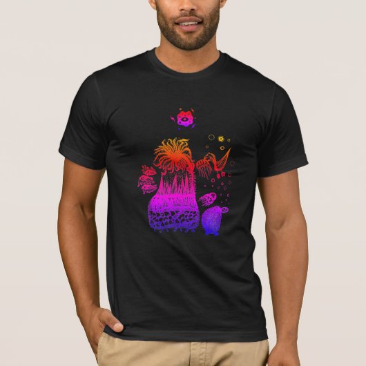 Kleurrijke Cool Abstract T-shirt