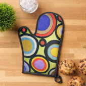 Kleurrijke COOL Oven Mitt Ovenwant (Top down)