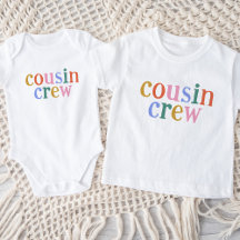 Kleurrijke Cousin Crew Matching Familie