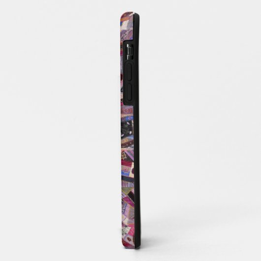 Kleurrijke  Crazy Quilt Case-Mate iPhone Case (Achterkant/links)