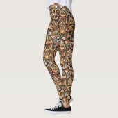 kleurrijke Crazy Quilt Leggings (Links)