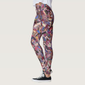 Kleurrijke Crazy Quilt Leggings (Links)