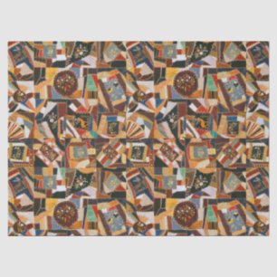 kleurrijke Crazy Quilt Tissuepapier