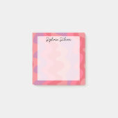 Kleurrijke curven aangepast grafisch logo aangepas post-it® notes (Voorkant)