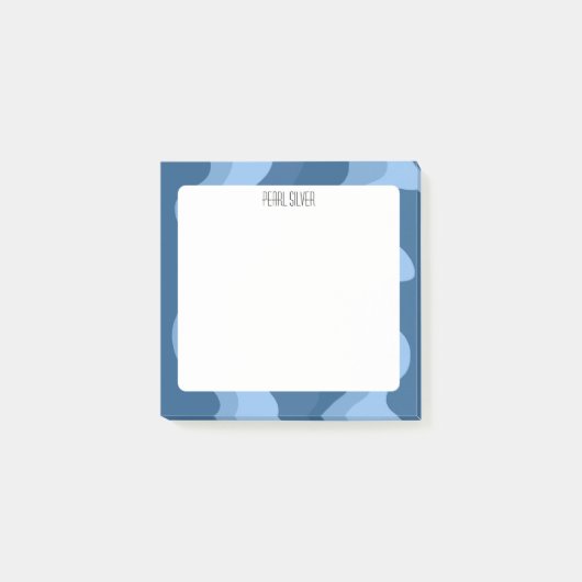 Kleurrijke curven aangepast grafisch logo aangepas post-it® notes (Voorkant)