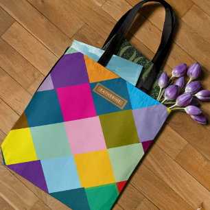 Kleurrijke Cute Chic Trendy Stijlvolle Tote Draagtas