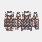 Kleurrijke dag van de dode suikerschedel naadloos  bedankdoosjes (Uitgevouwen)