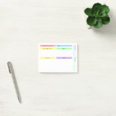 Kleurrijke Dagelijkse Planner Post-it® Notes (Kantoor)