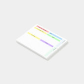 Kleurrijke Dagelijkse Planner Post-it® Notes (Schuin)