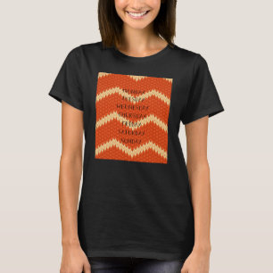 Kleurrijke dagen van de week patroon t-shirt