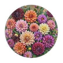 Kleurrijke Dahlia Bloemen