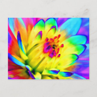 Kleurrijke Dahlia Briefkaart