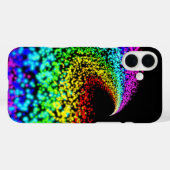 Kleurrijke deeltjes Case-Mate iPhone case (Achterkant (horizontaal))