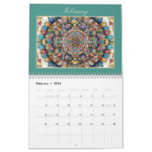 Kleurrijke Design Abstracte kunst Kalender (Feb 2026)