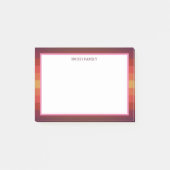 Kleurrijke diagonaal-strips post-it® notes (Voorkant)