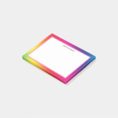 Kleurrijke diagonaal-strips post-it® notes (Schuin)