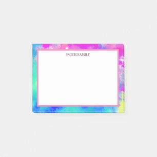 Kleurrijke diagonaal-strips post-it® notes