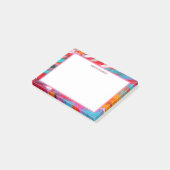 Kleurrijke diagonaal-strips post-it® notes (Schuin)