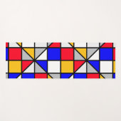 kleurrijke diagonaal yogamat (Voorkant (horizontaal))