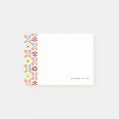 Kleurrijke diamanten die geometrisch zijn post-it® notes (Voorkant)