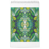 Kleurrijke digitale Abstracte kunstkalender elk ja Kalender (Hoes)