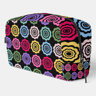 Kleurrijke Digitale Bloem Patroon Toilettas Toilettasje