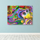 Kleurrijke digitale kunstkleurschilderingen met bl canvas afdruk (Insitu (Houten vloer))