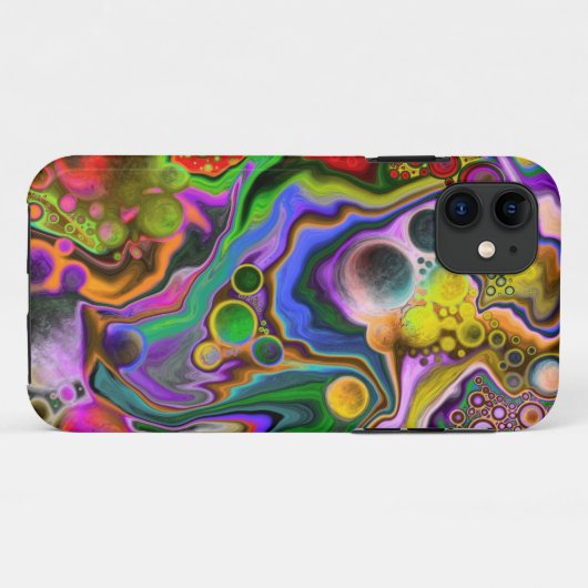 Kleurrijke digitale kunstkleurschilderingen met bl Case-Mate iPhone case (Achterkant (horizontaal))