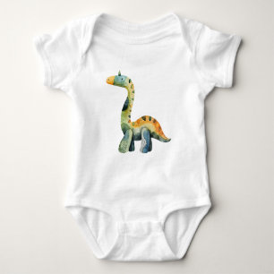 Kleurrijke dinosaurus cartoon - leuk dino shirt vo