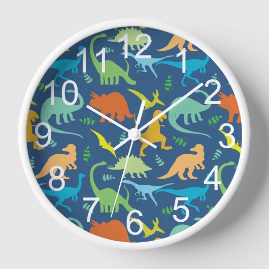 Kleurrijke dinosaurus met nummers (Voorkant)