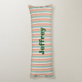 Kleurrijke dinosaurussen Custom Body Pillow Lichaamskussen (Achterkant (Verticaal))