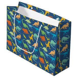 Kleurrijke dinosaurussen Kleinere afdrukken Large Cadeautasje