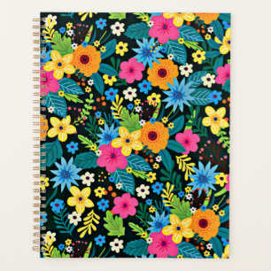 Kleurrijke Ditsy Bloemen Bloemmotief Ontwerp-43785 Planner