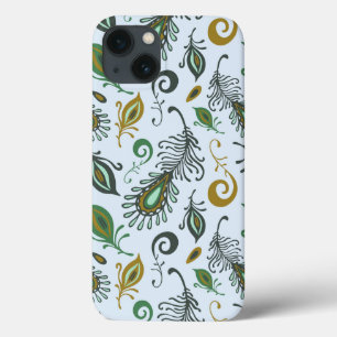 Kleurrijke diverse veren iPhone 13 hoesje